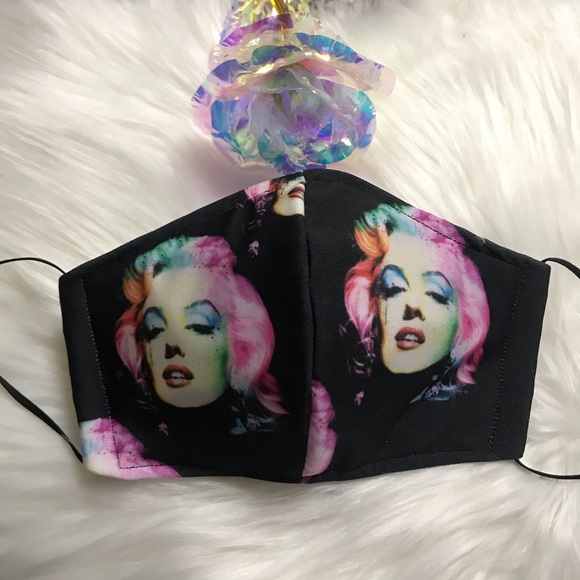 Handmade | Accessories | Marilyn Monroe Face Mask Wfilter | Poshmark